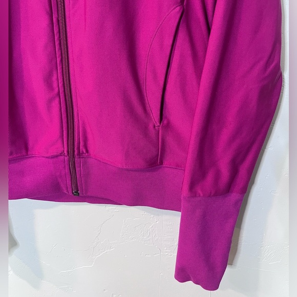 Nike Fit Dry Women's Fuchsia Full-Zip Jacket Medium - Picture 2 of 9